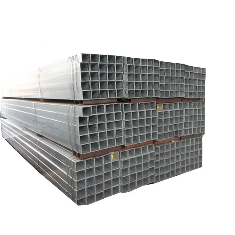 Galvanized square tube mechanical manufacturing/steel construction/steel structure engineering construction pipeline